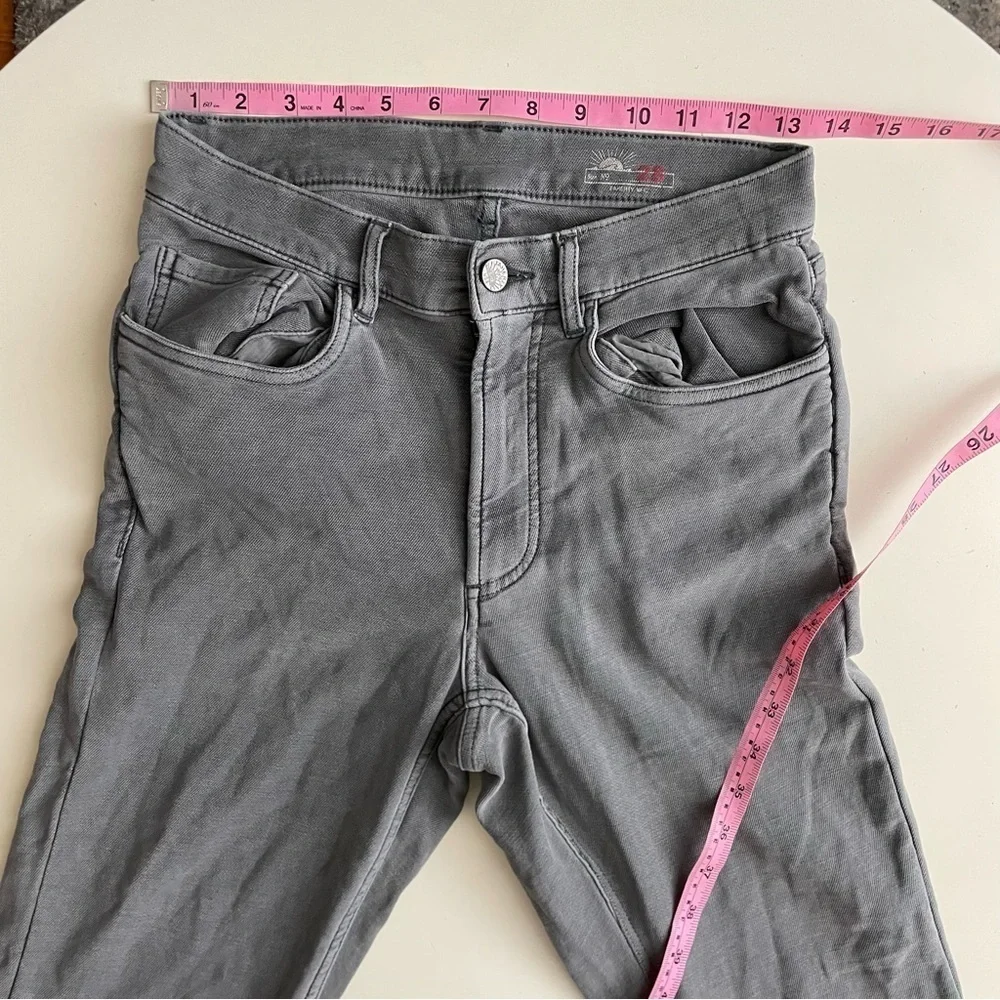 Faherty Stretch Terry 5 Pocket Pant Slim Fit Gray Men’s 28x33